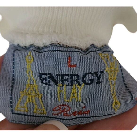 Vintage 80s Paris France Eiffel Tower Crewneck Sweatshirt Womens Size M White - Picture 6 of 6